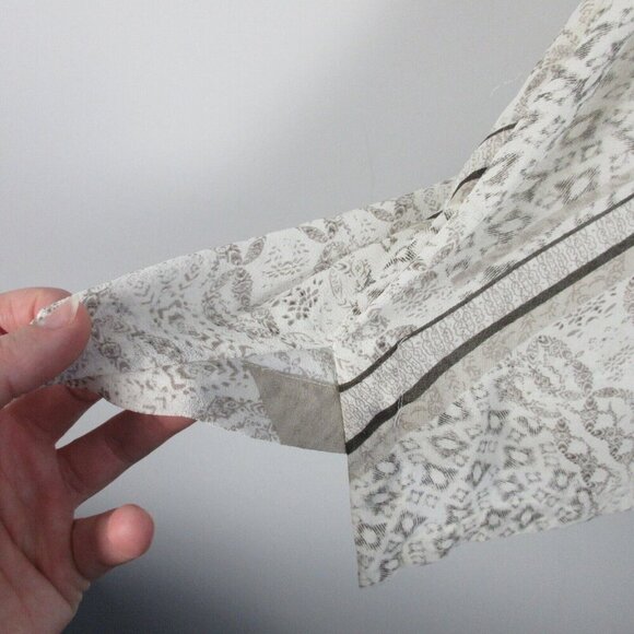 Club Monaco Women Silk Printed Tank Top Sleeveless Scoop Neck Summer S 44 - Picture 7 of 10